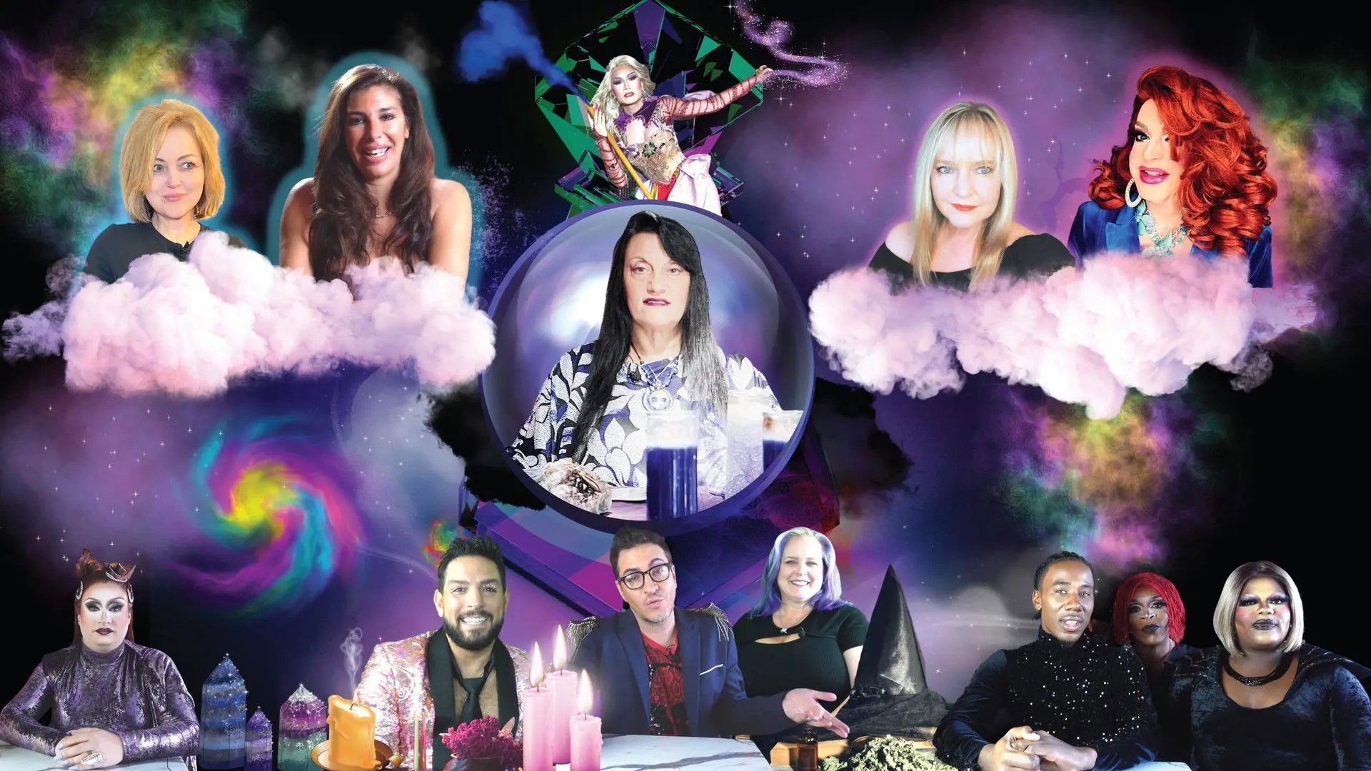 Backdrop for A Séance with the Queens