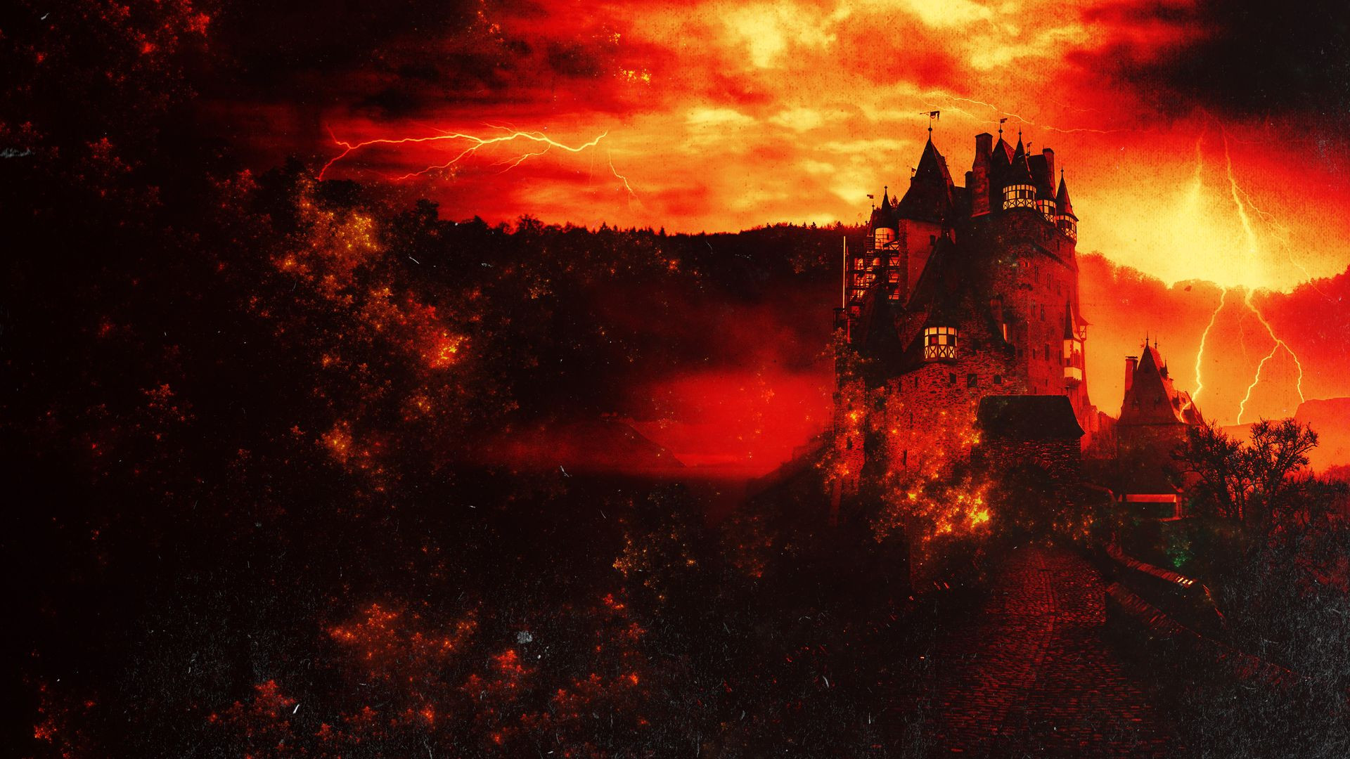 Backdrop for Vampire Island