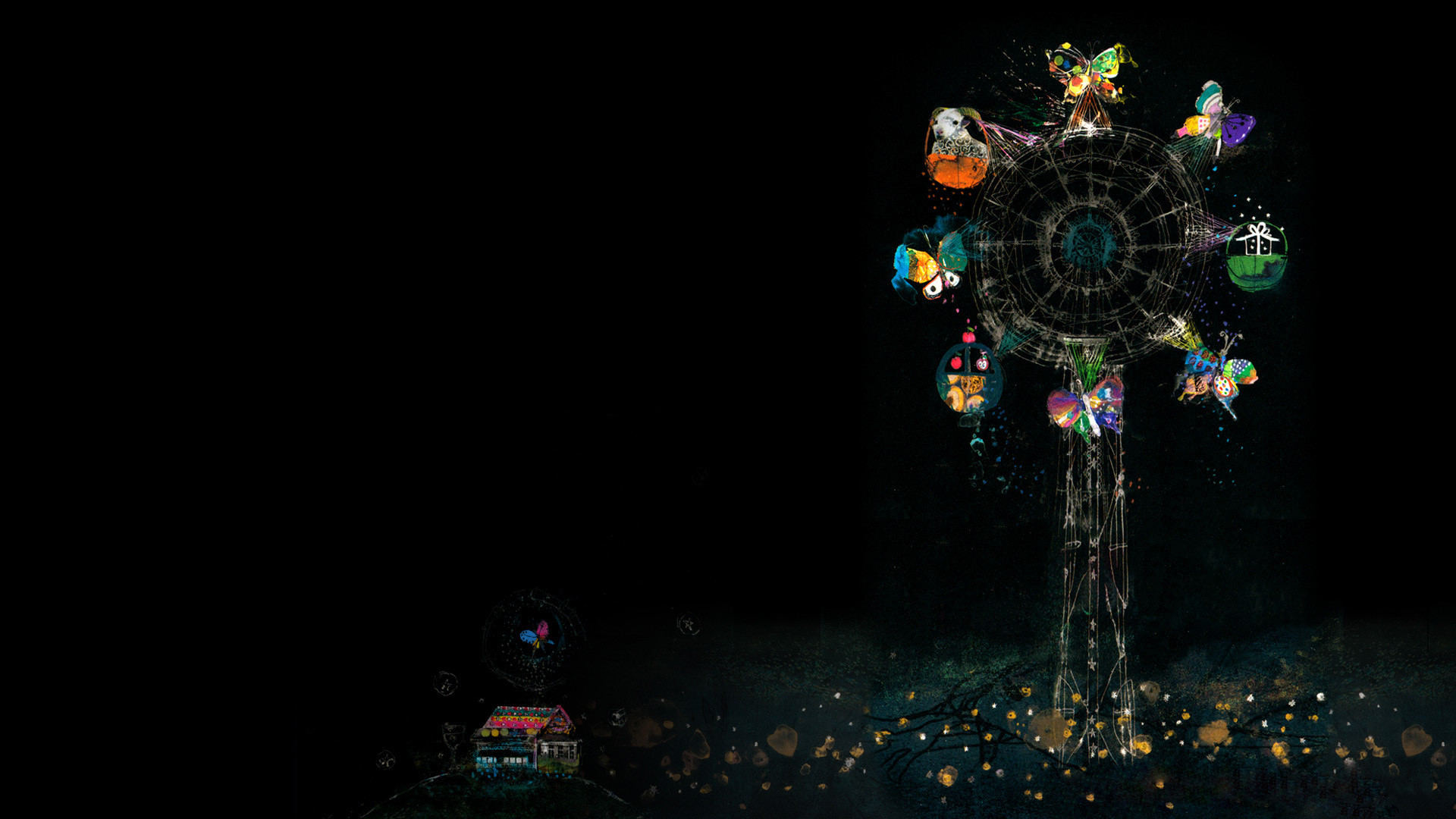 Backdrop for Midnight Ferris Wheel