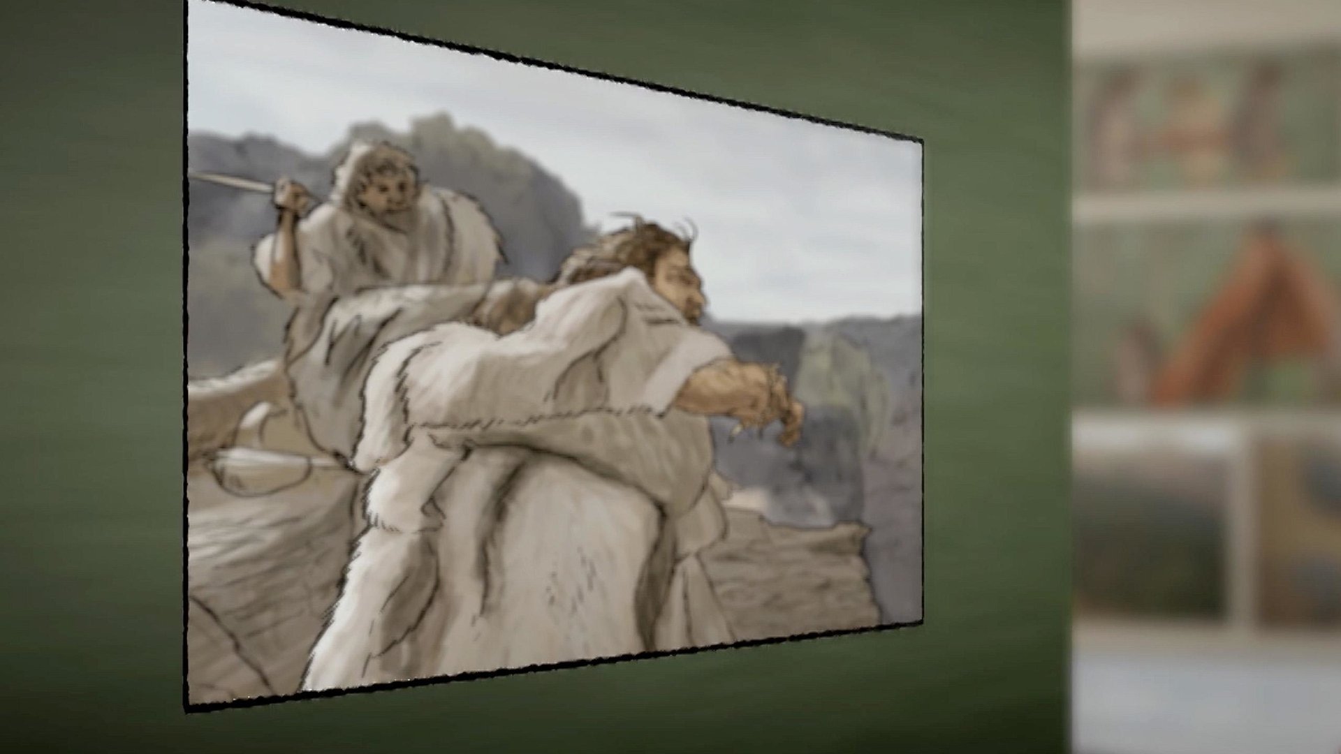 Backdrop for La vie au temps de Cro-Magnon