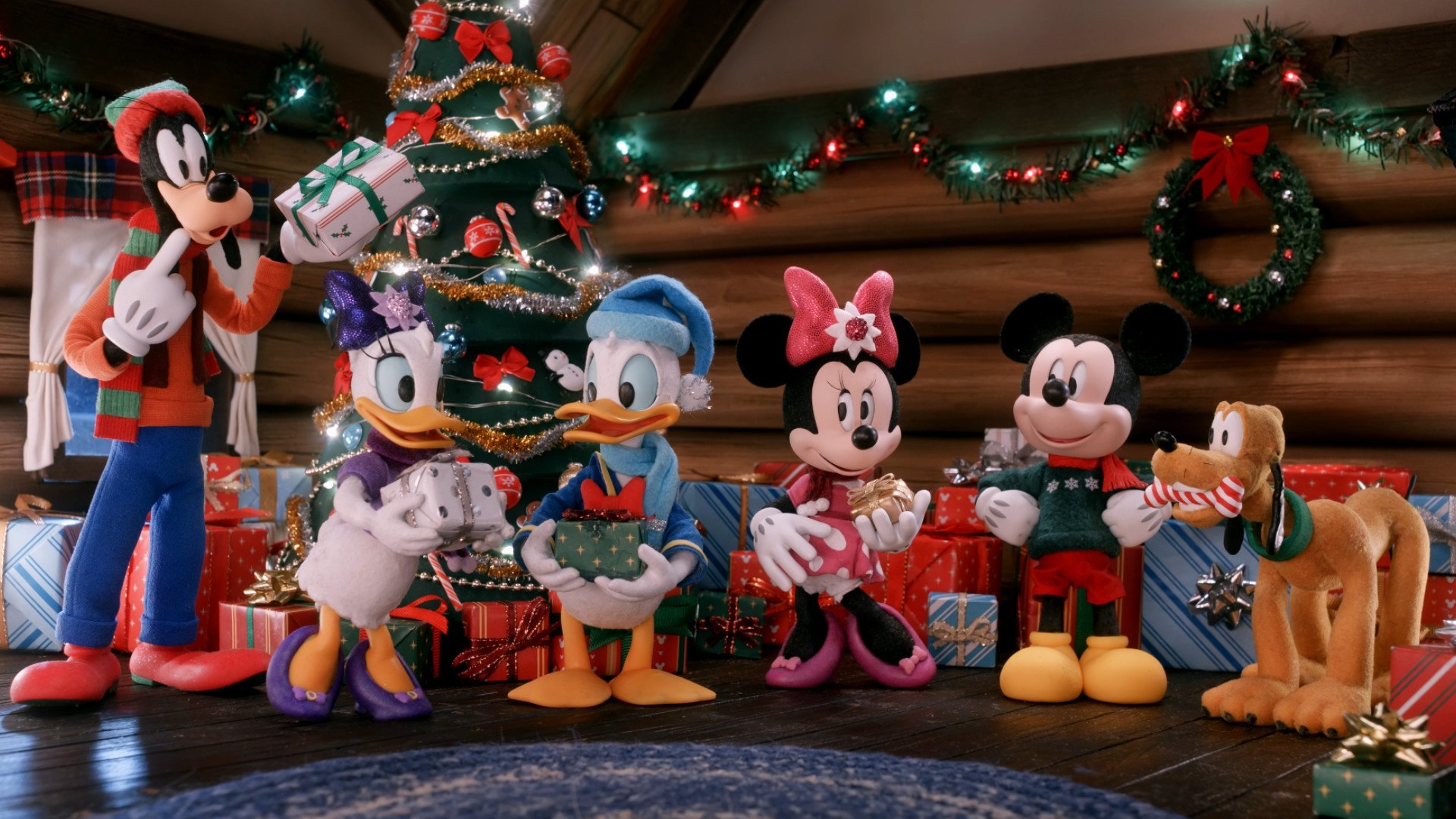 Backdrop for Mickey's Christmas Tales