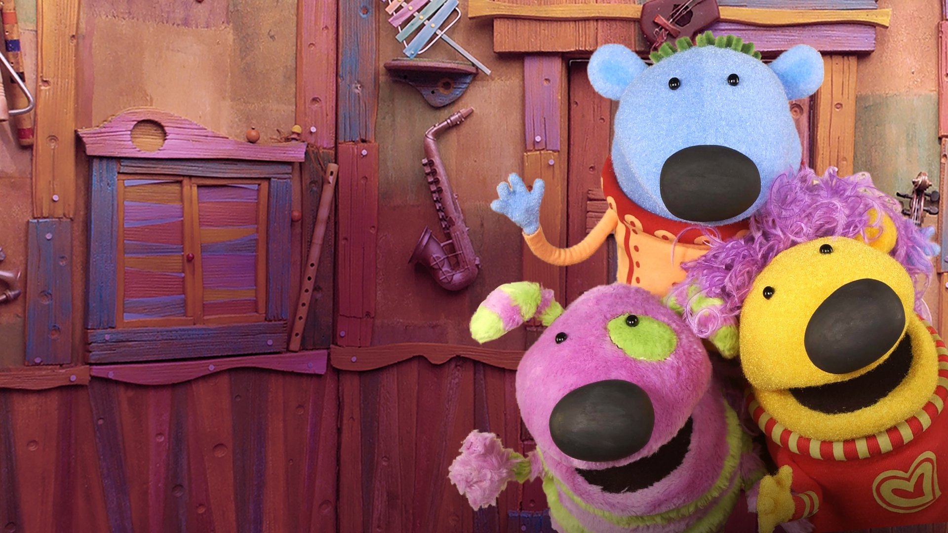 Backdrop for Jack's Big Music Show