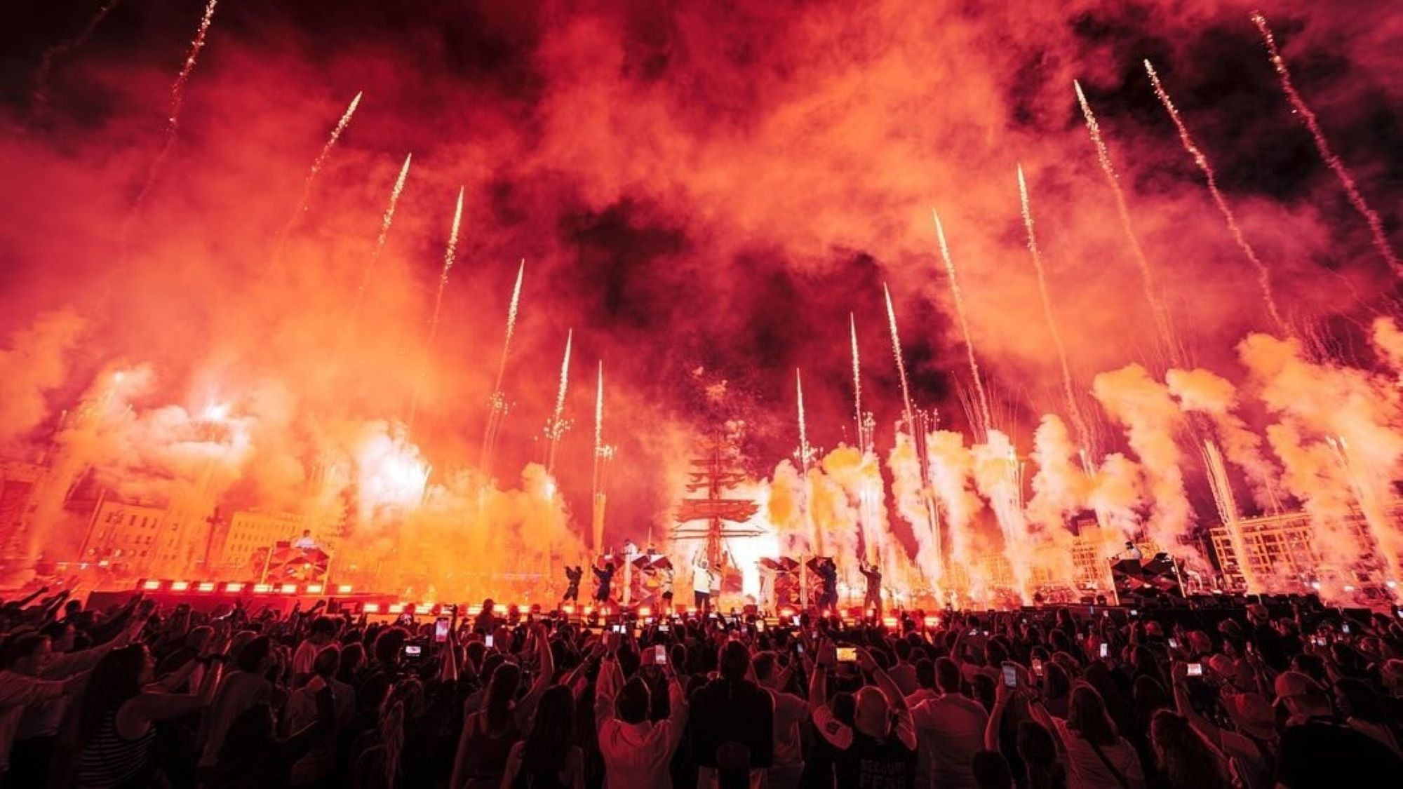 Backdrop for Coca Cola Music Tour - Soprano & Alonzo