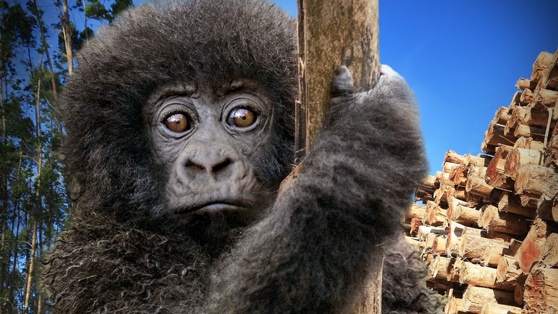 Backdrop for Escape from Extinction: Rewilding