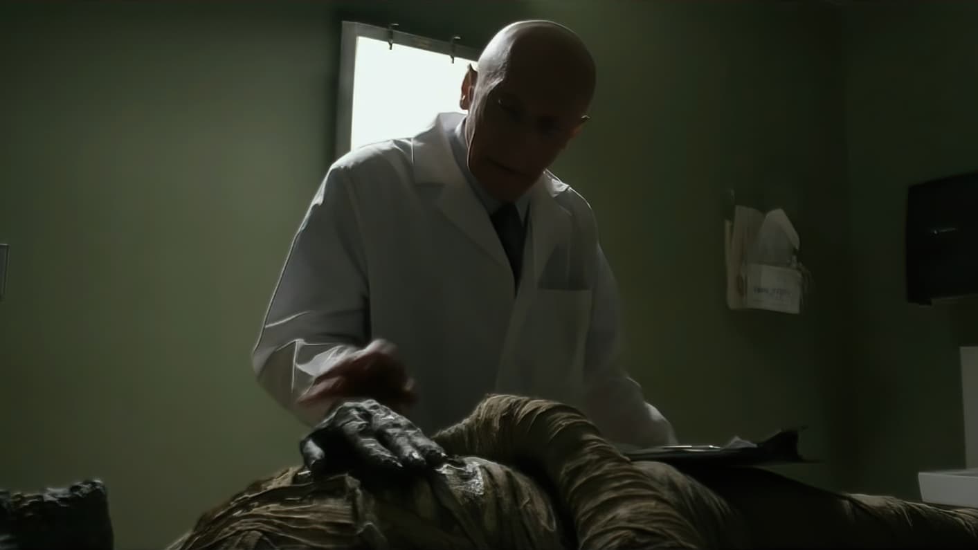 Backdrop for Frankenstein vs. The Mummy