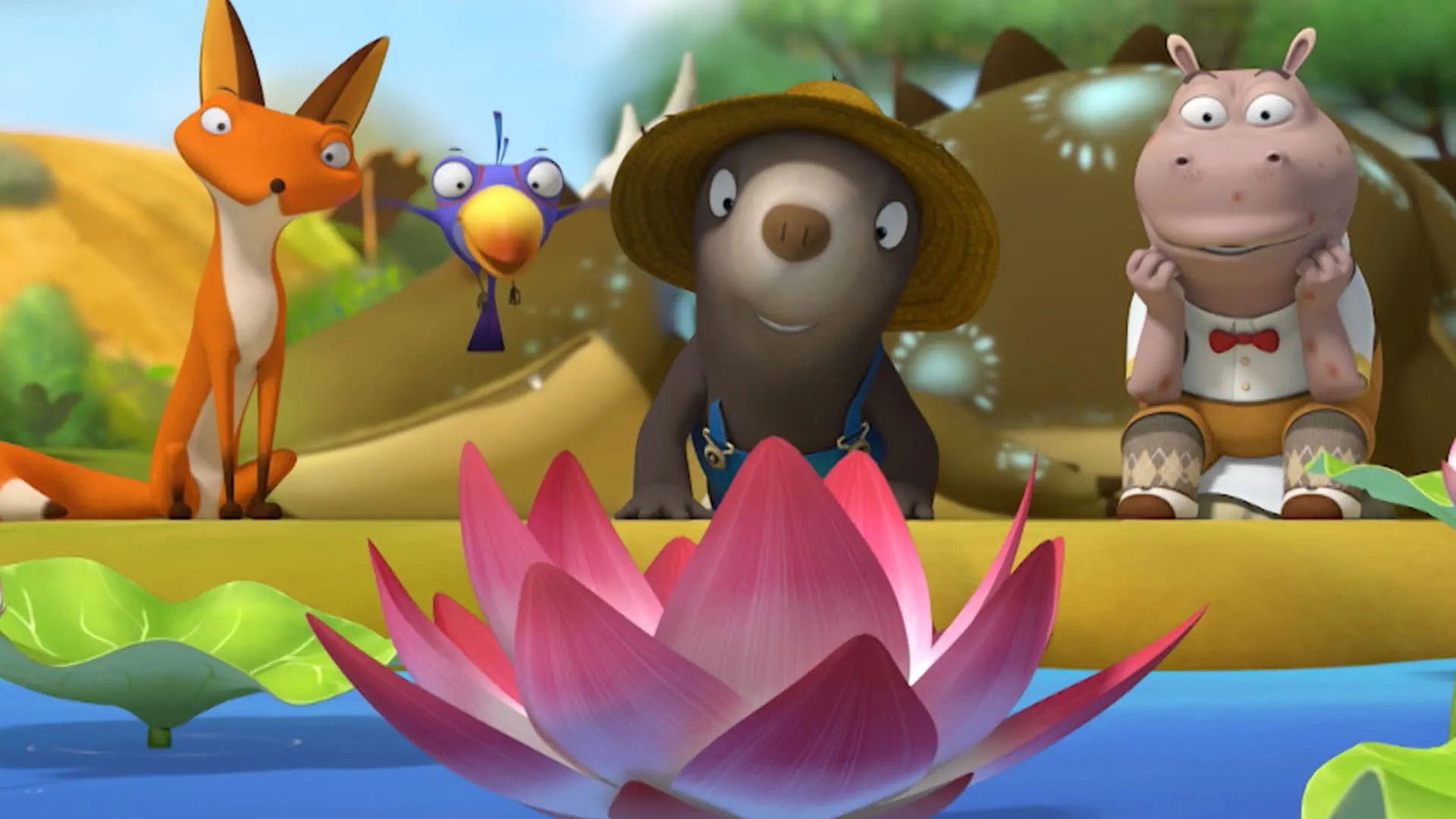 Backdrop for The Little Farmer Rabby