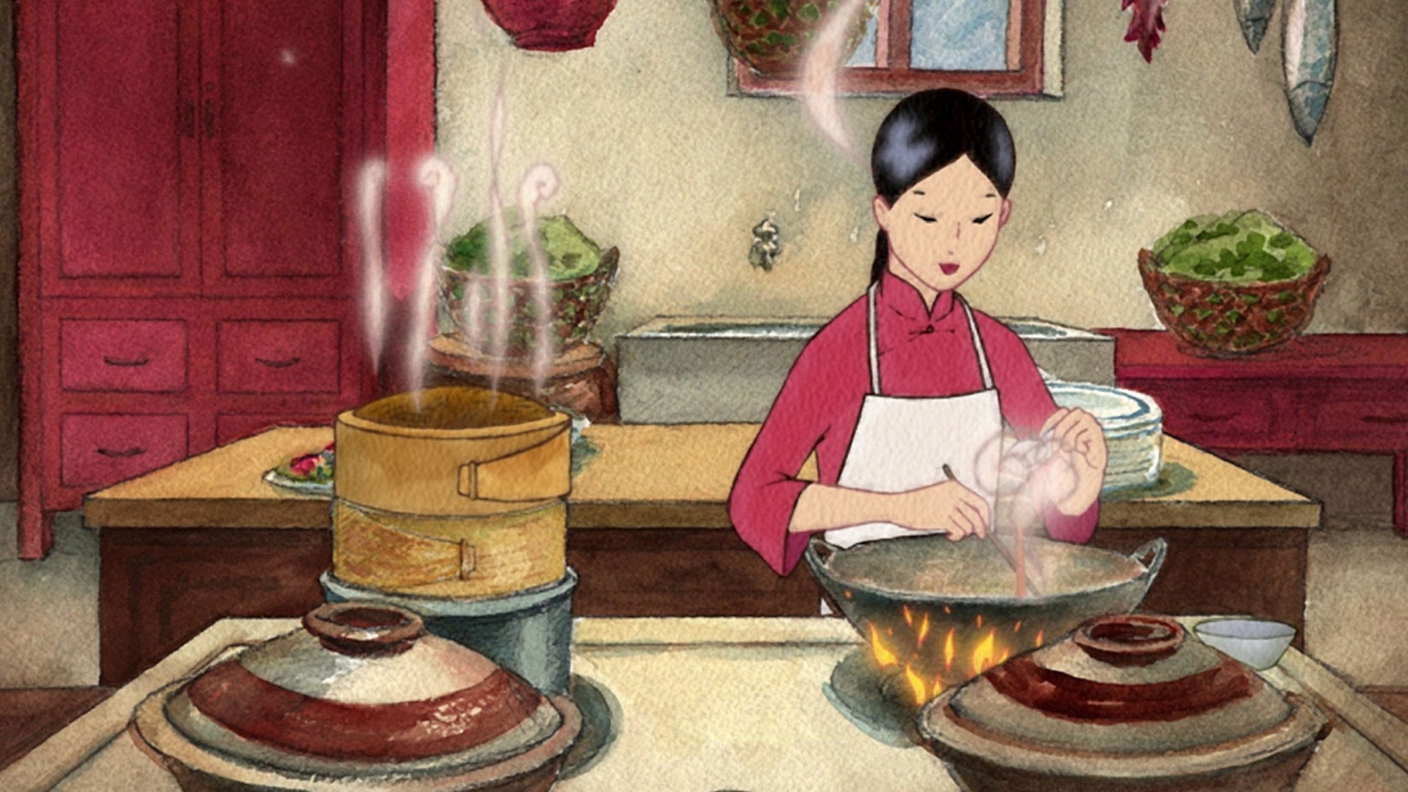 Backdrop for Roses Sing on New Snow