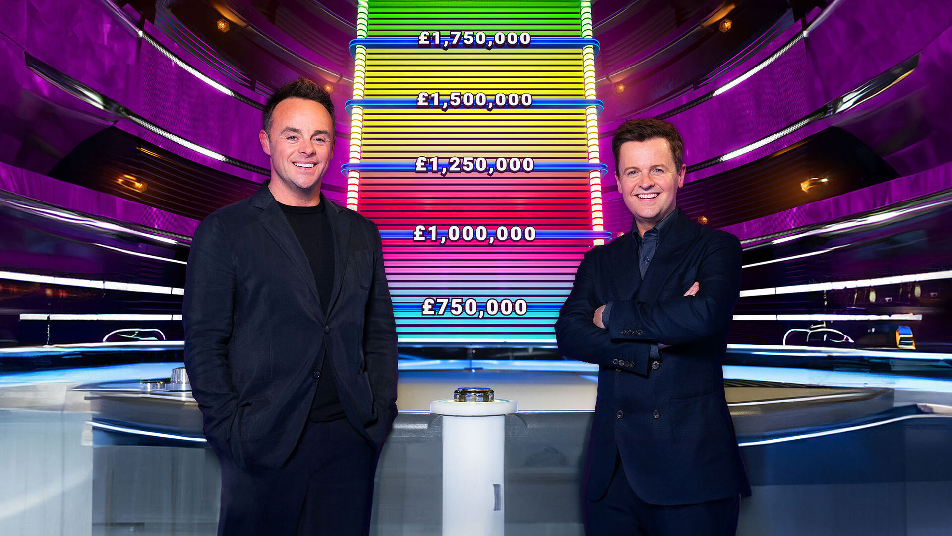 Backdrop for Ant & Dec's Limitless Win