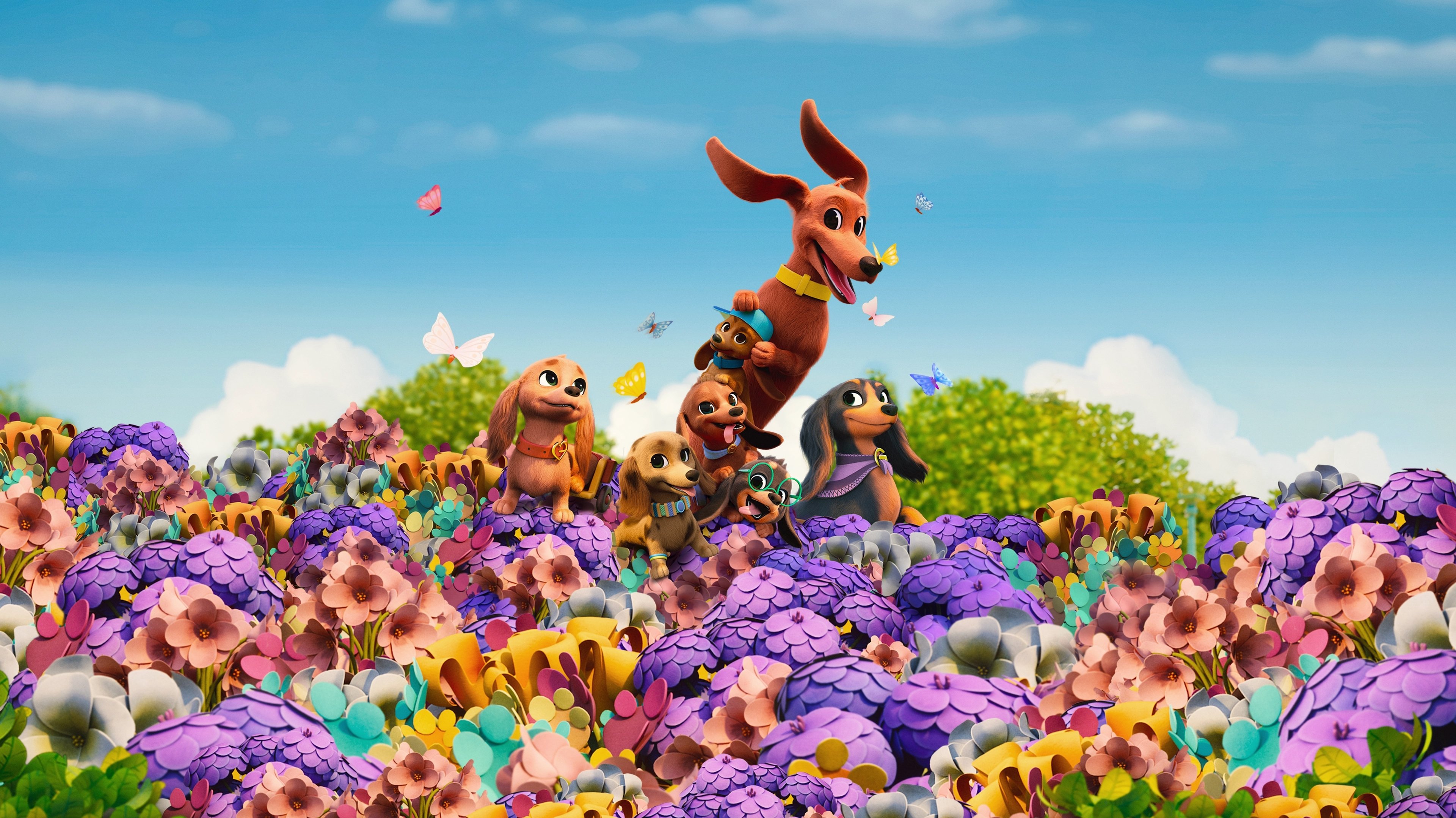 Backdrop for Pretzel and the Puppies