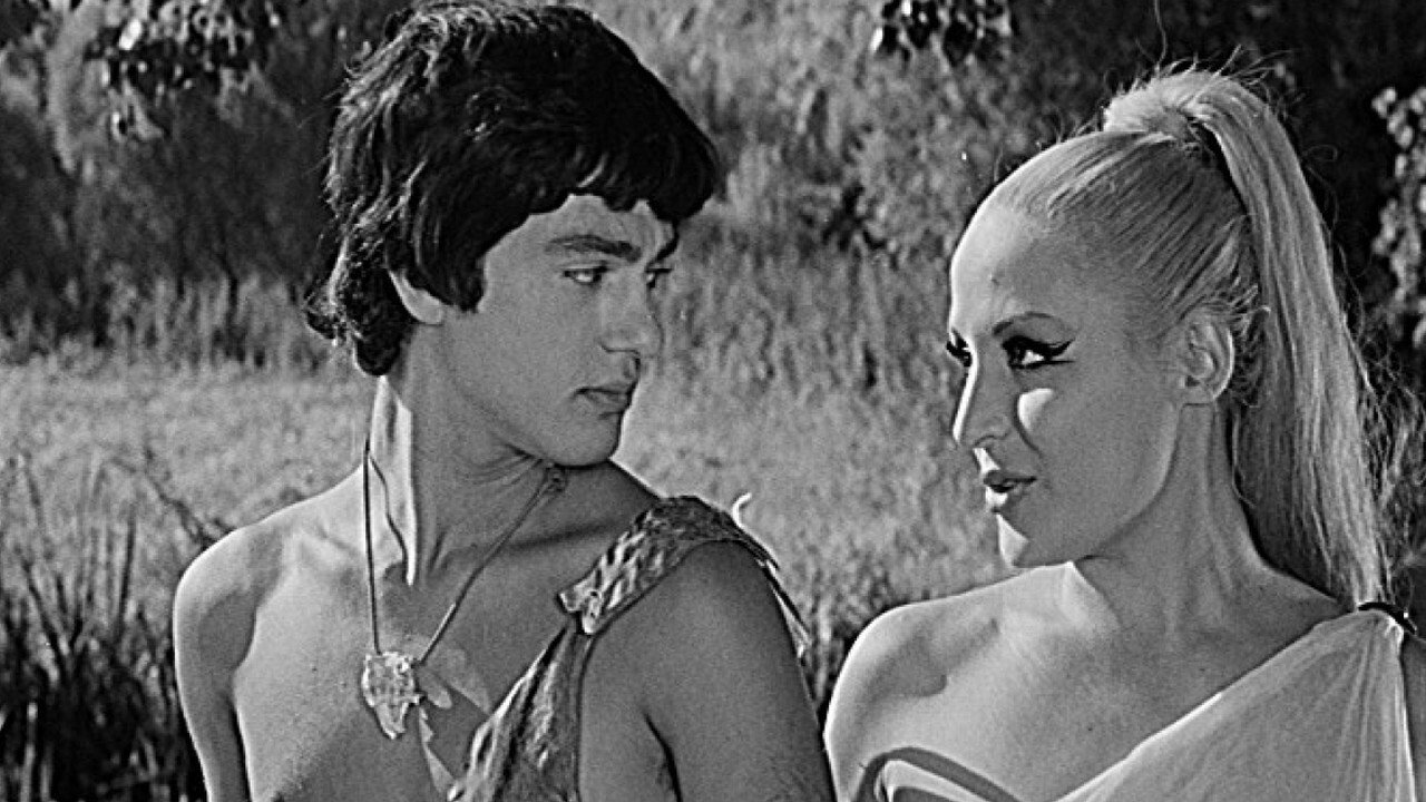 Backdrop for Daphnis and Chloe: The Young Lovers