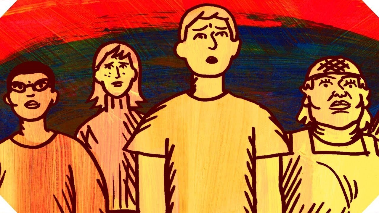 Backdrop for My Entire High School Sinking Into the Sea