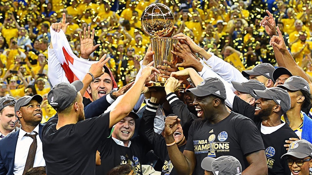 Backdrop for 2017 NBA Champions: Golden State Warriors