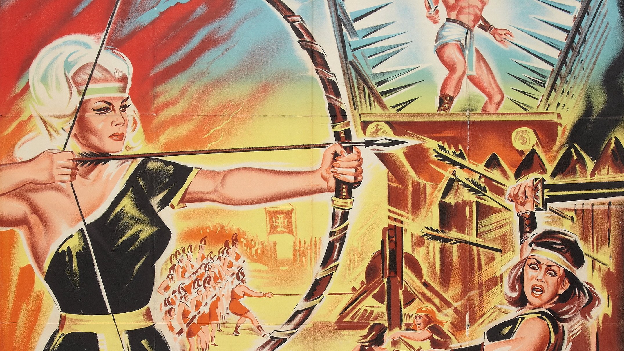 Backdrop for Thor and the Amazon Women