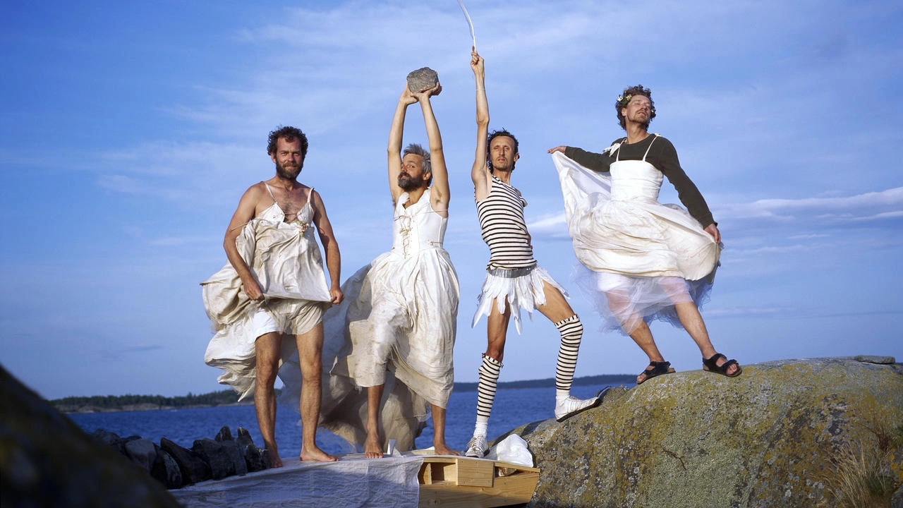 Backdrop for Whatever Happened to Gelitin