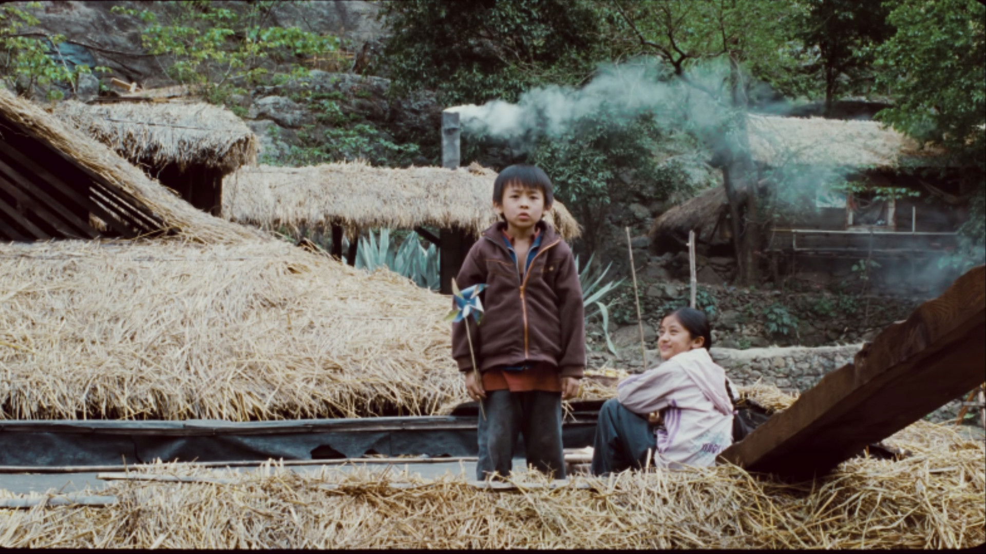 Backdrop for Walking to School