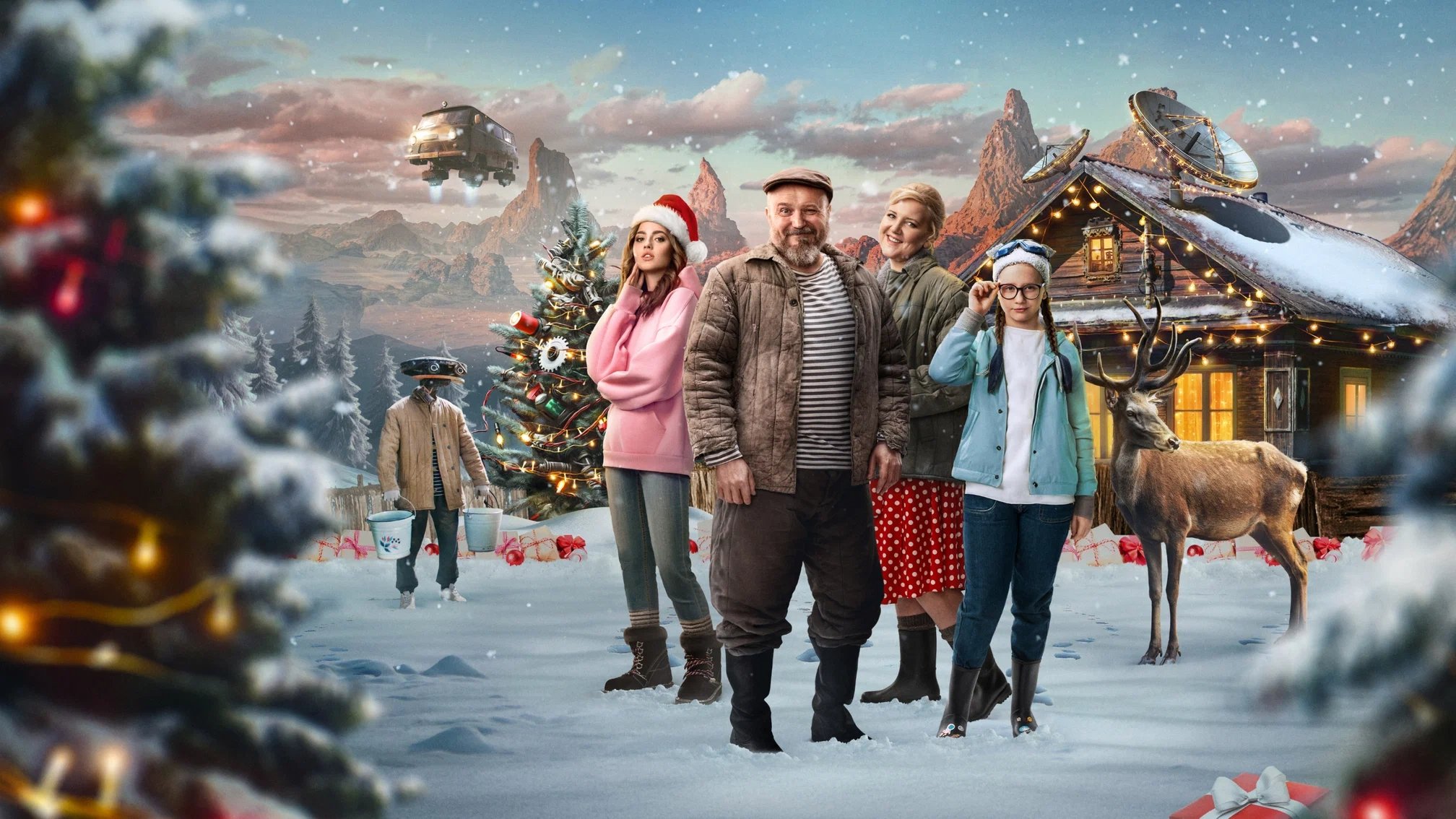 Backdrop for The Cyberfarm. The New Year