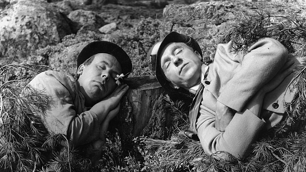 Backdrop for Pekka ja Pätkä salapoliiseina