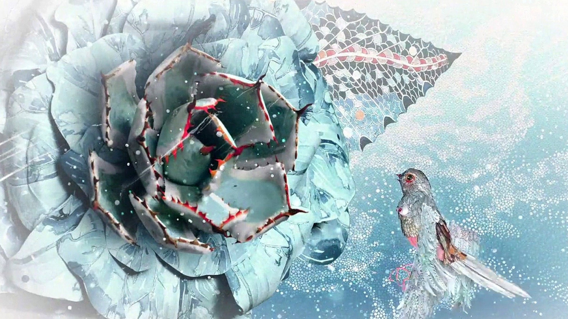 Backdrop for Oscar Wilde's the Nightingale and the Rose