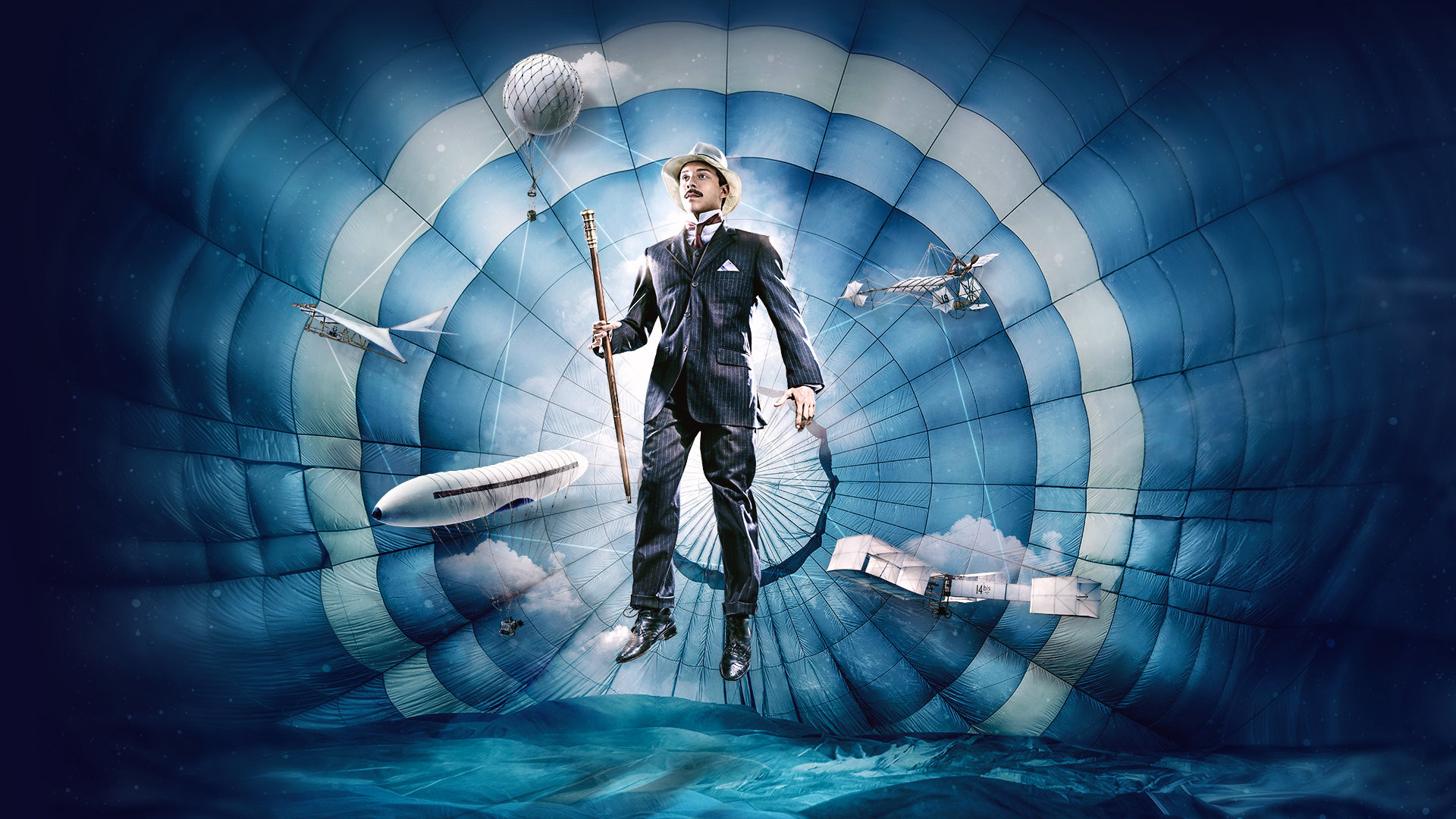 Backdrop for Santos Dumont