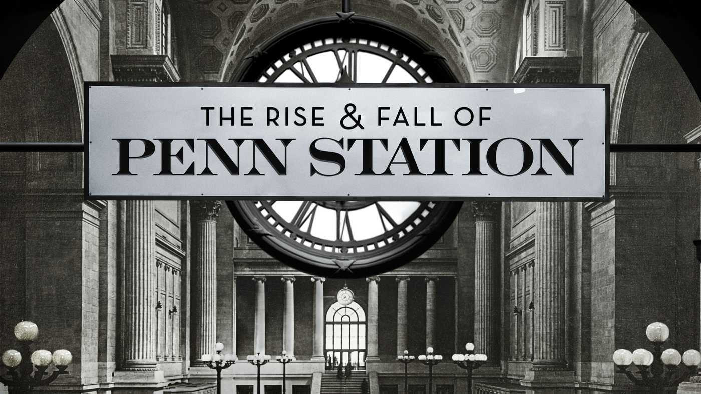 Backdrop for The Rise & Fall of Penn Station