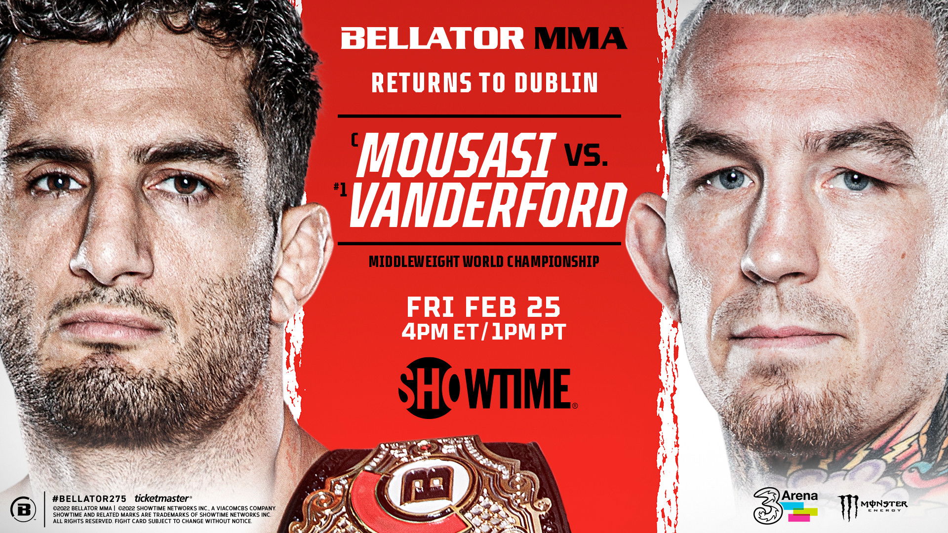 Backdrop for Bellator 275: Mousasi vs. Vanderford