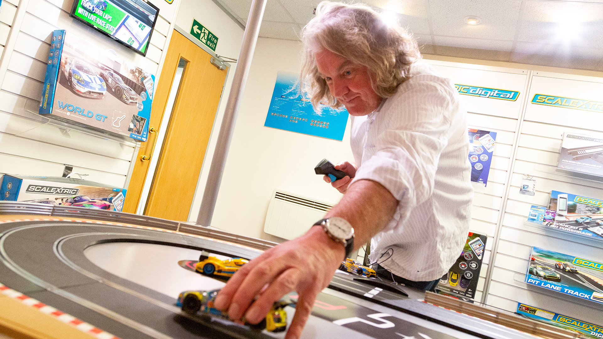 Backdrop for James May's Big Trouble in Model Britain