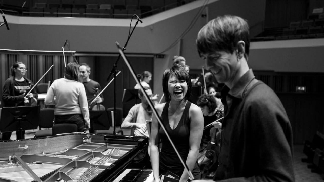 Backdrop for Through the Eyes of Yuga Wang