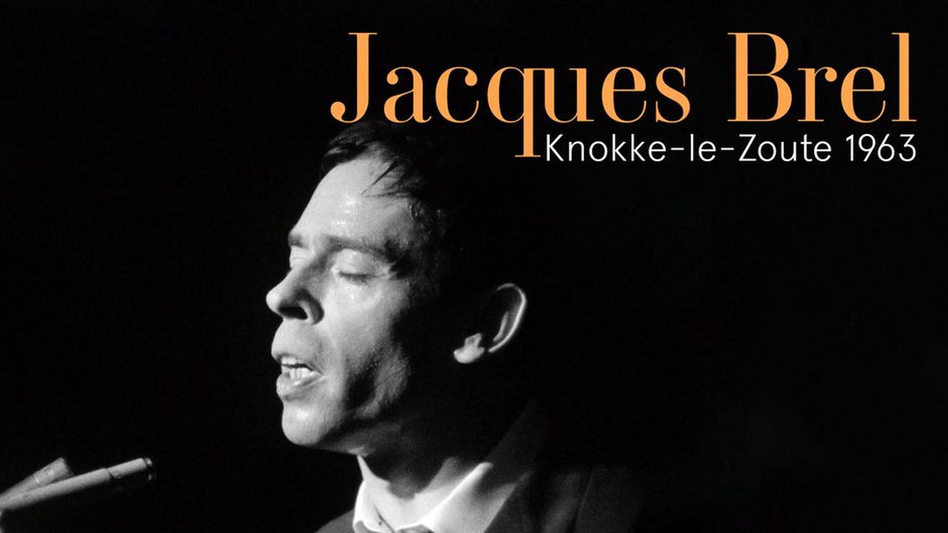 Backdrop for Jacques Brel à Knokke-le-Zoute, 1963