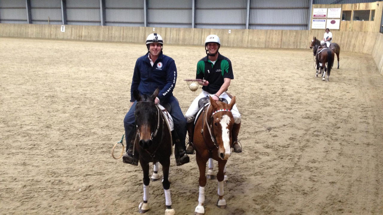 Backdrop for Dean Dibsdall: Polocrosse Player