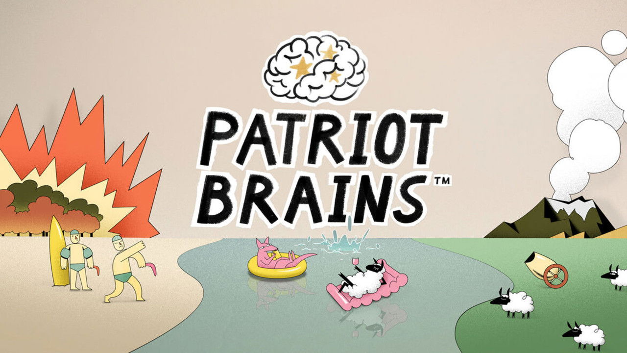 Backdrop for Patriot Brains