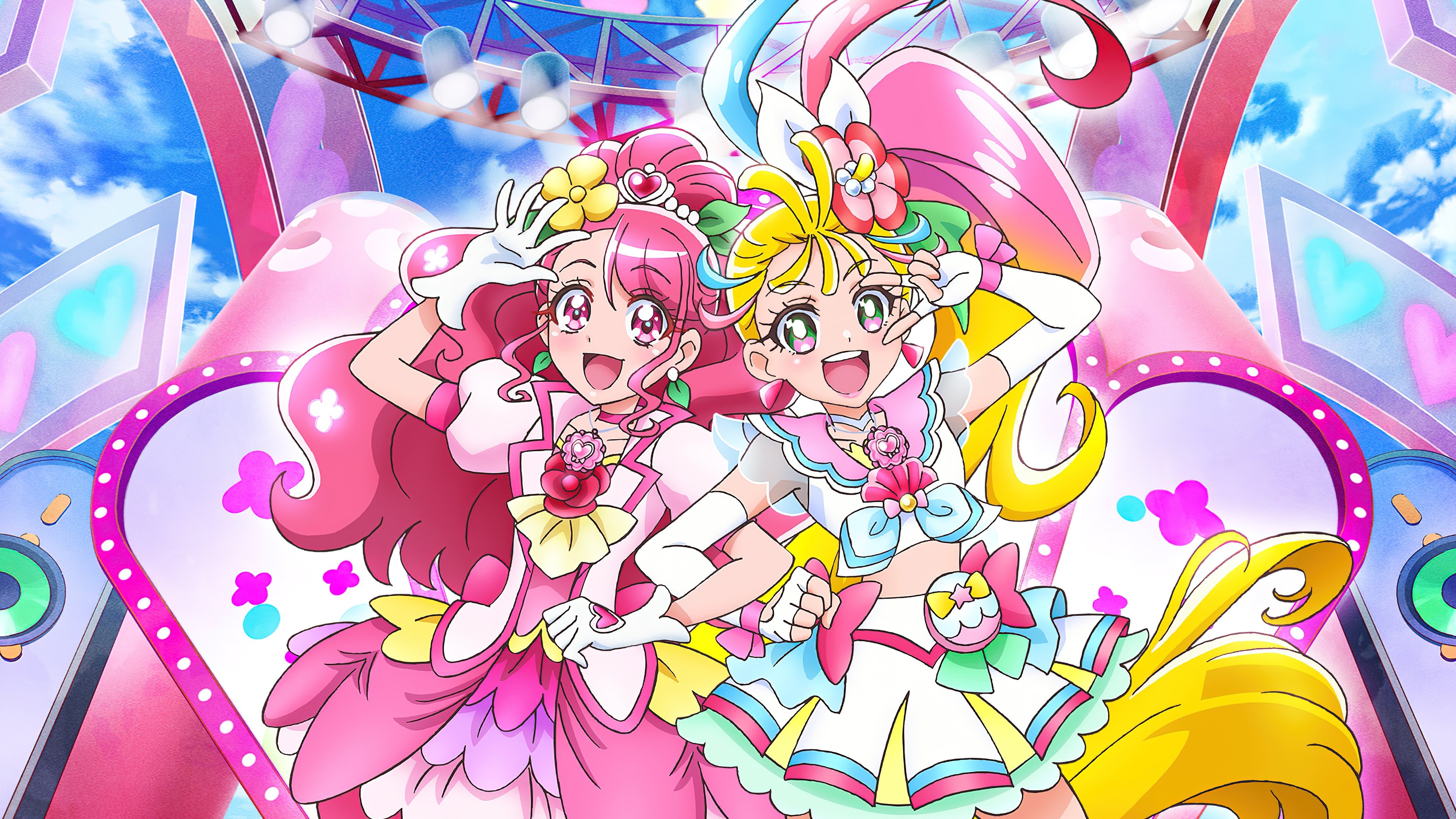 Backdrop for Tropical-Rouge! Precure Petit: Dive in! Collab♡Dance Party!