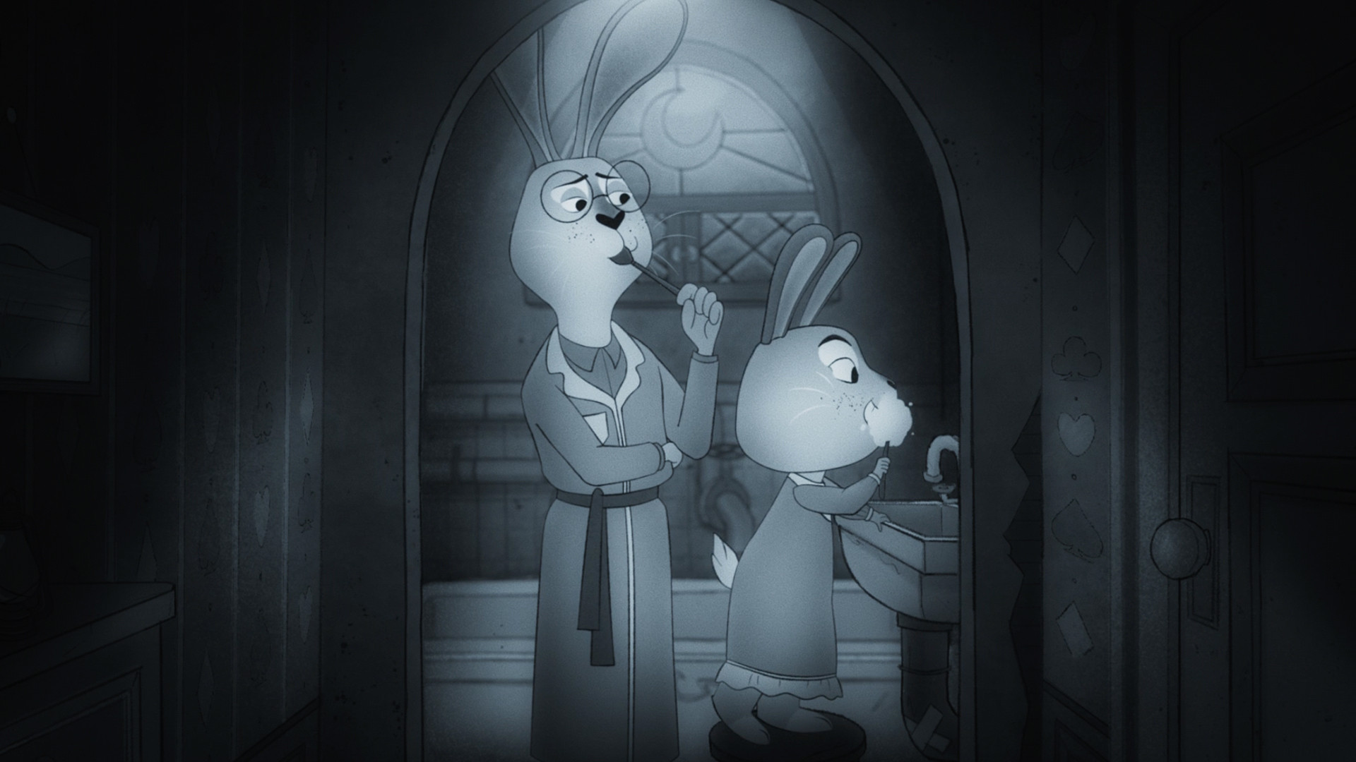 Backdrop for Where Rabbits Come From