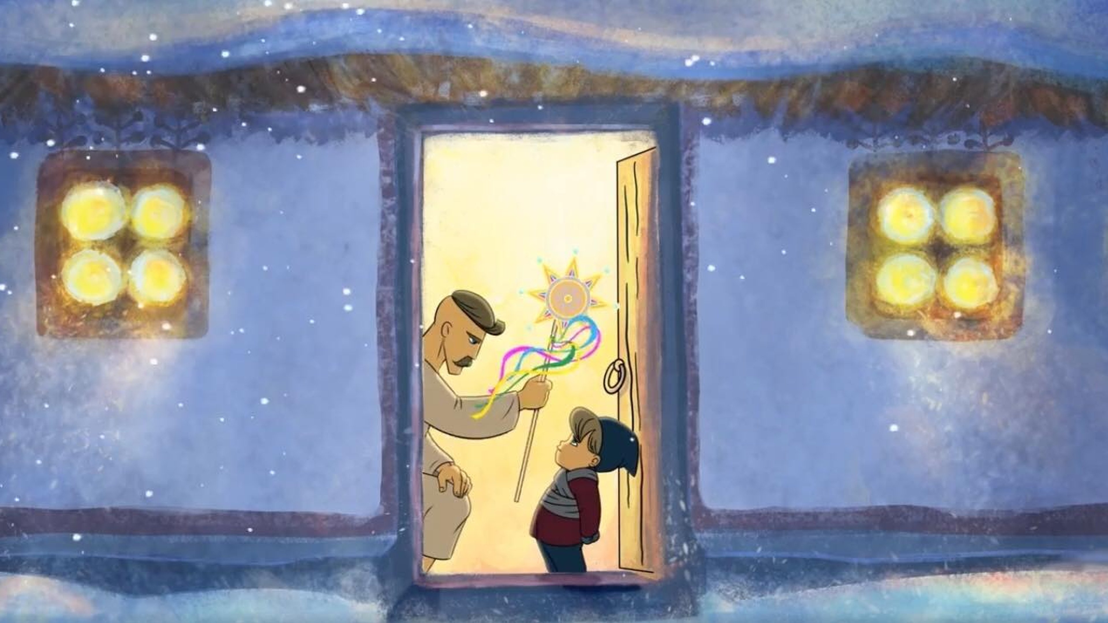 Backdrop for The Stolen Moon. KUM