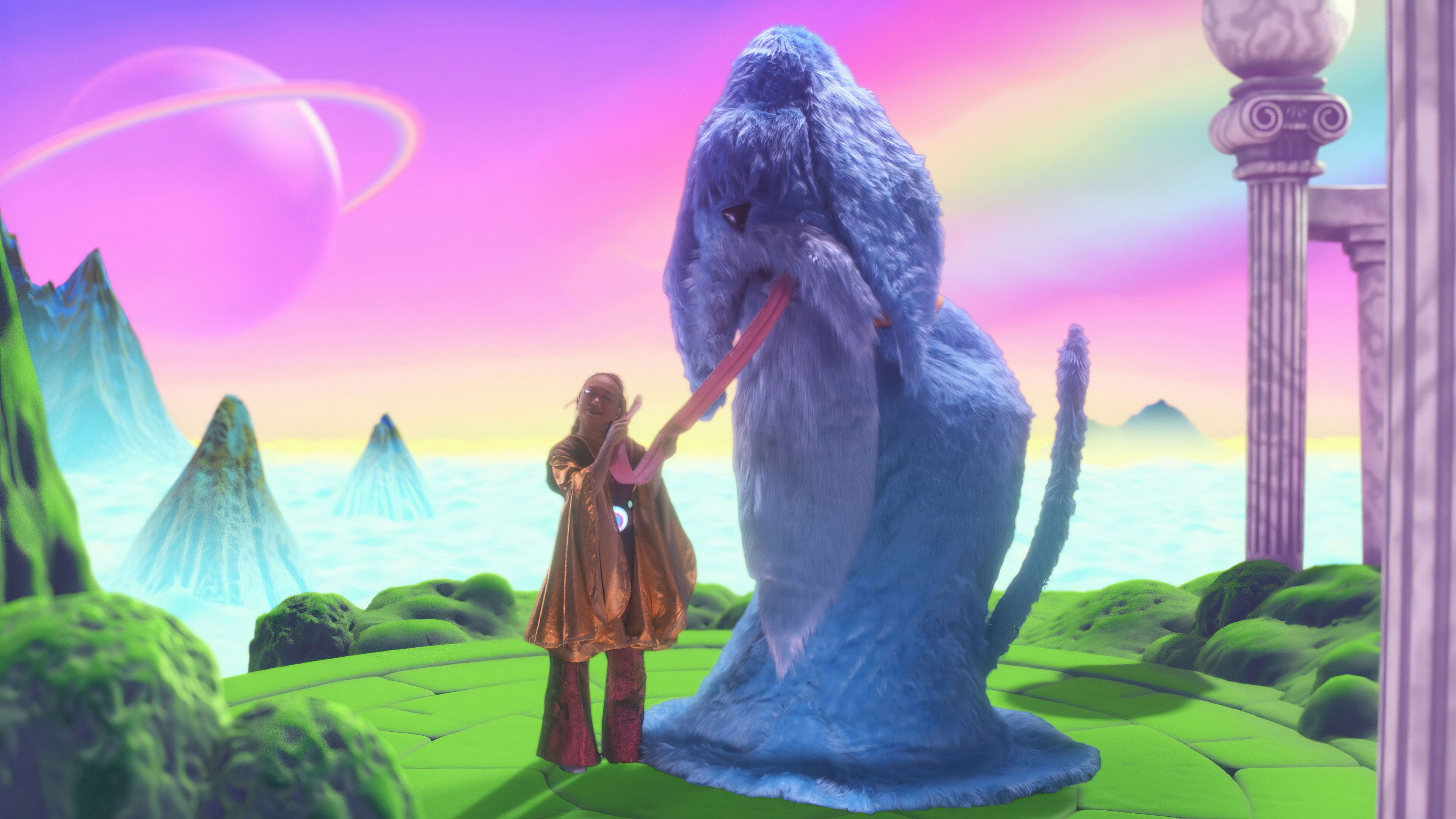 Backdrop for The Rainbow Bridge