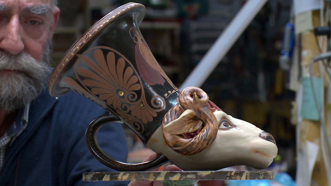 Backdrop for Řečtí umělci