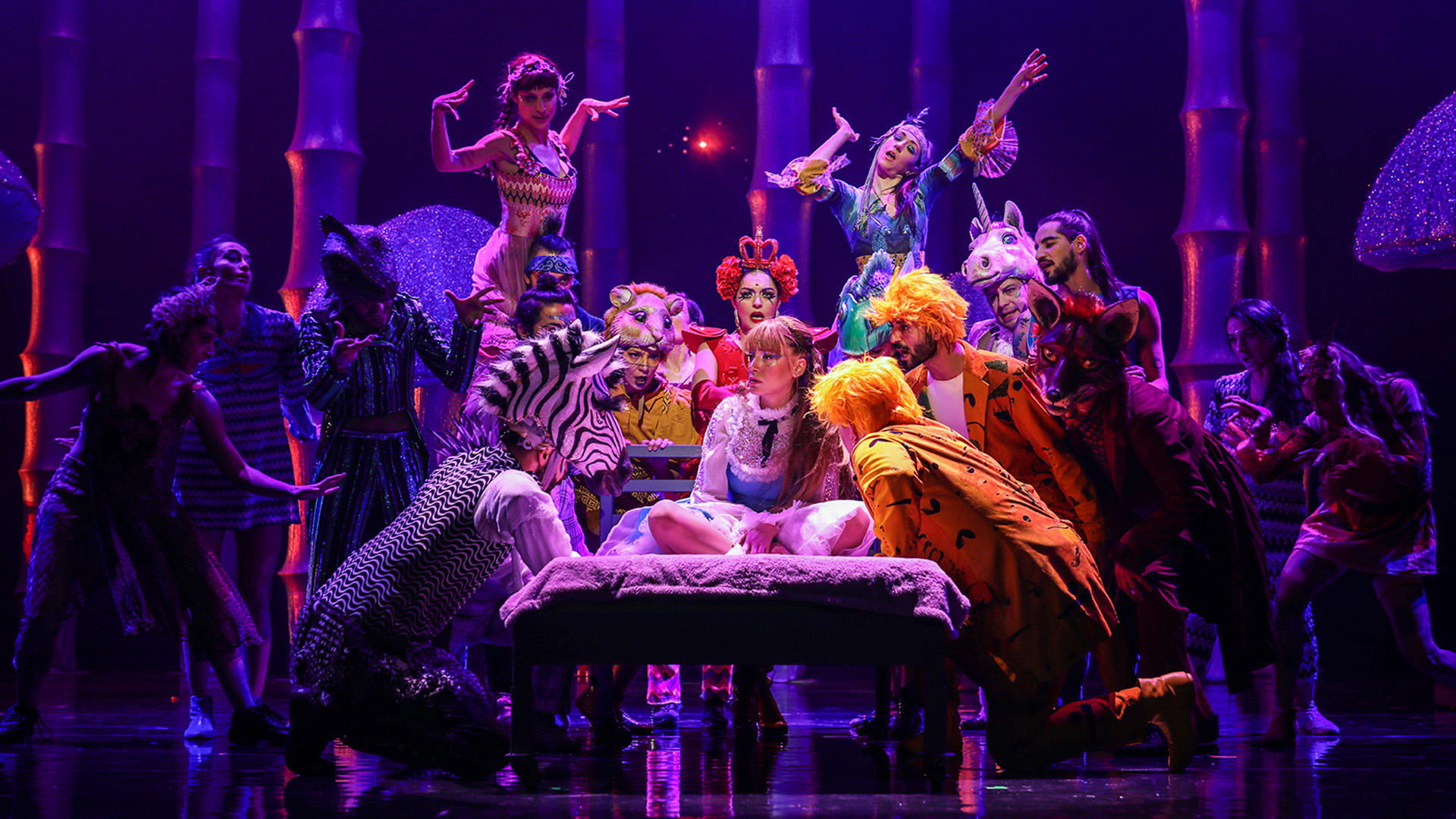 Backdrop for Alice The Musical