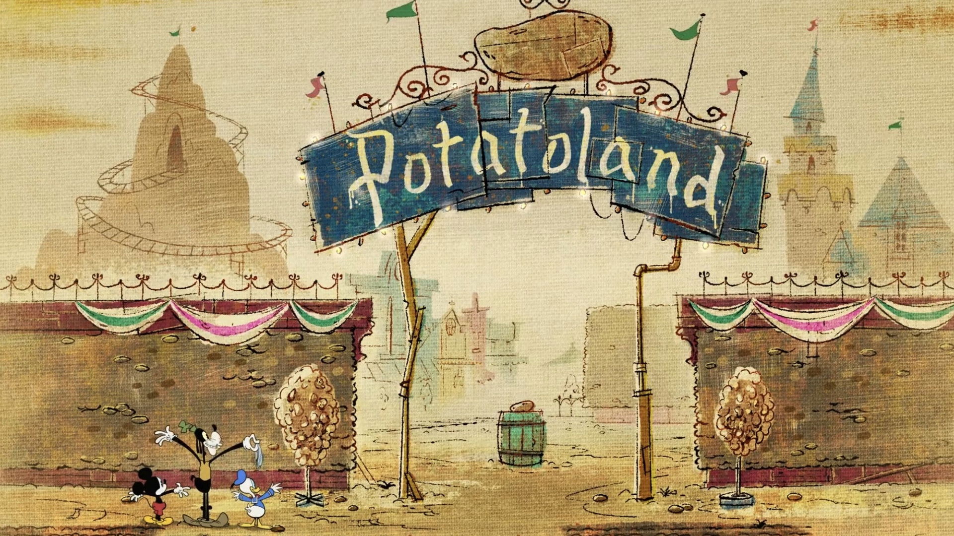 Backdrop for Potatoland