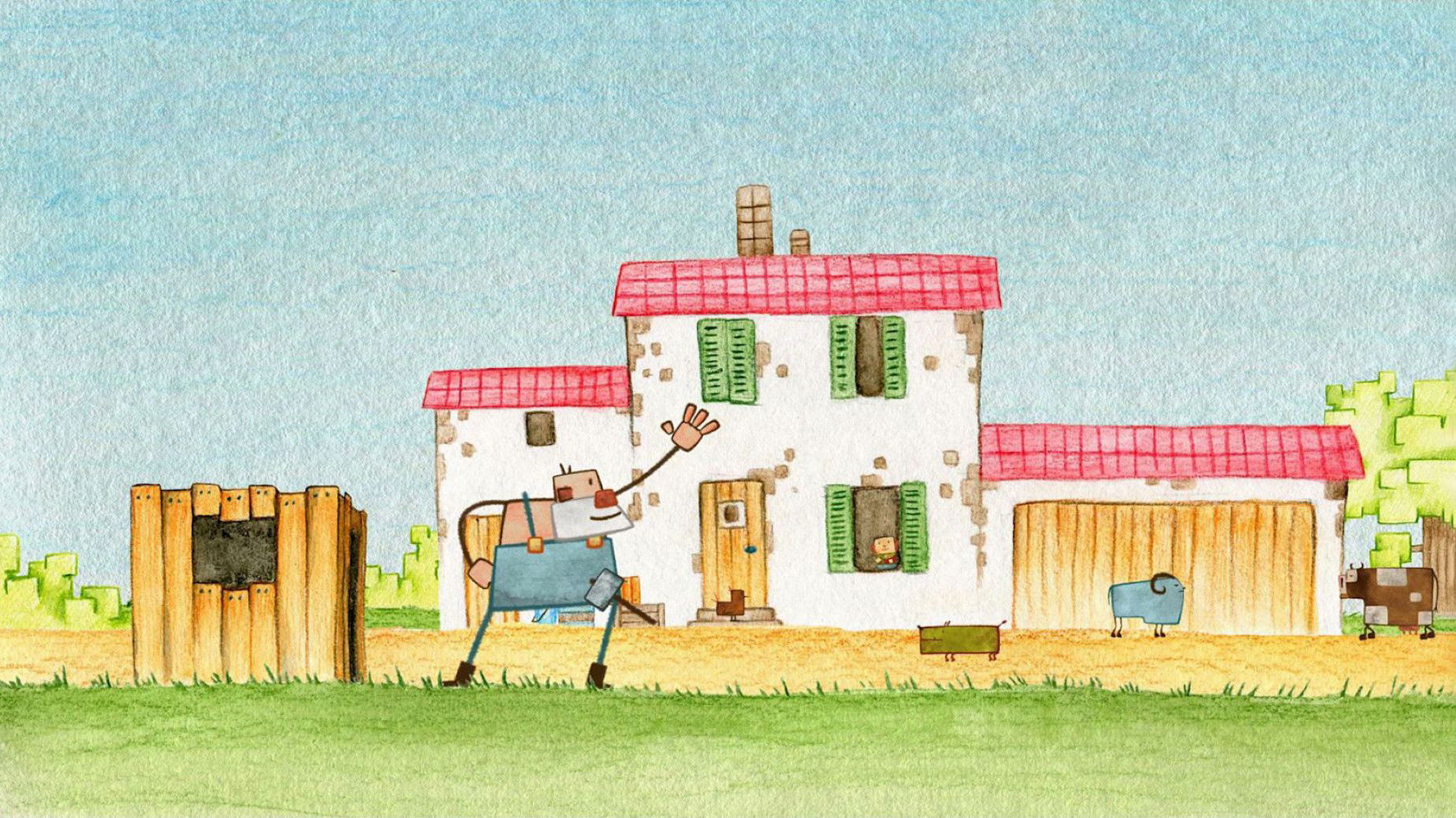 Backdrop for This Hut is Too Small!