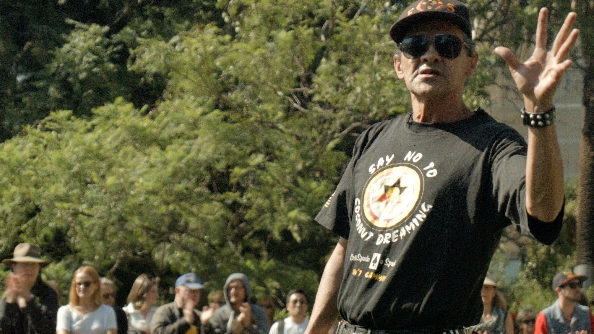 Backdrop for Our Warrior: The Story of Robbie Thorpe