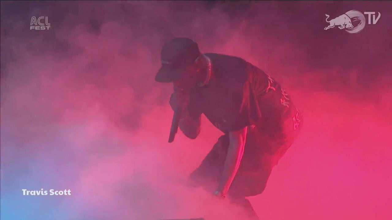 Backdrop for Travis Scott LIVE at ACL Fest 2018 w/ Mike Dean