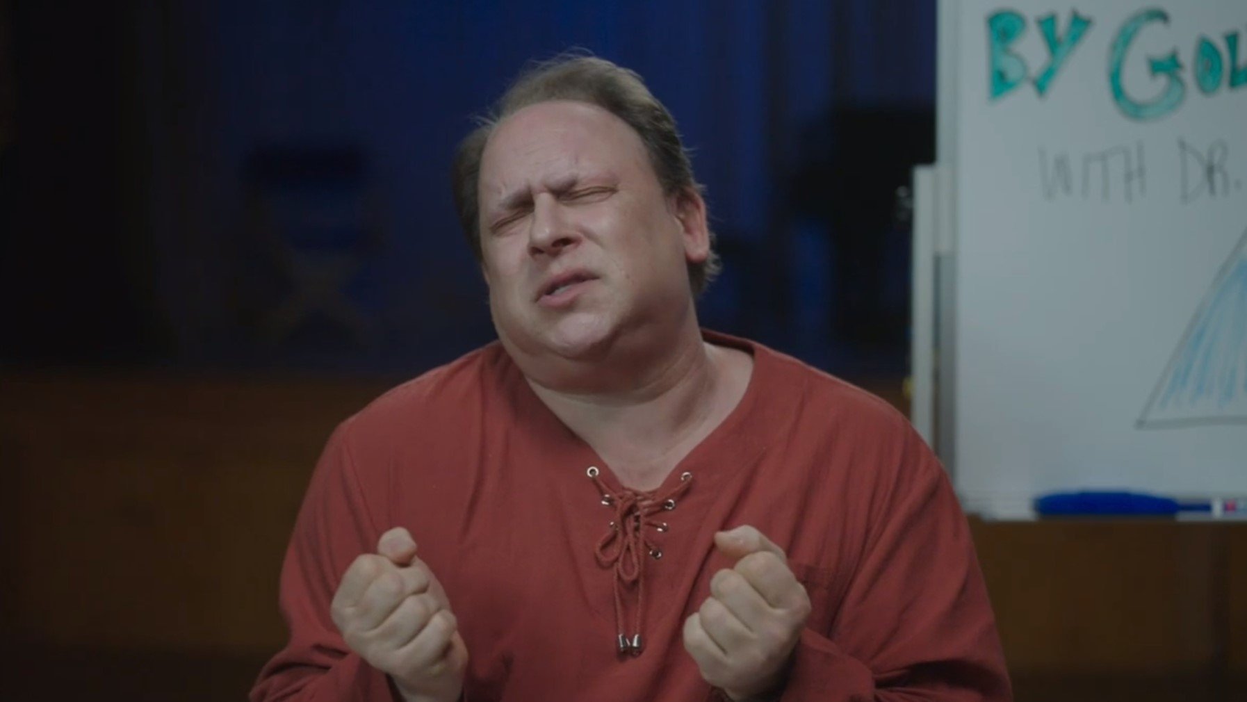 Backdrop for Our Language is Chaos