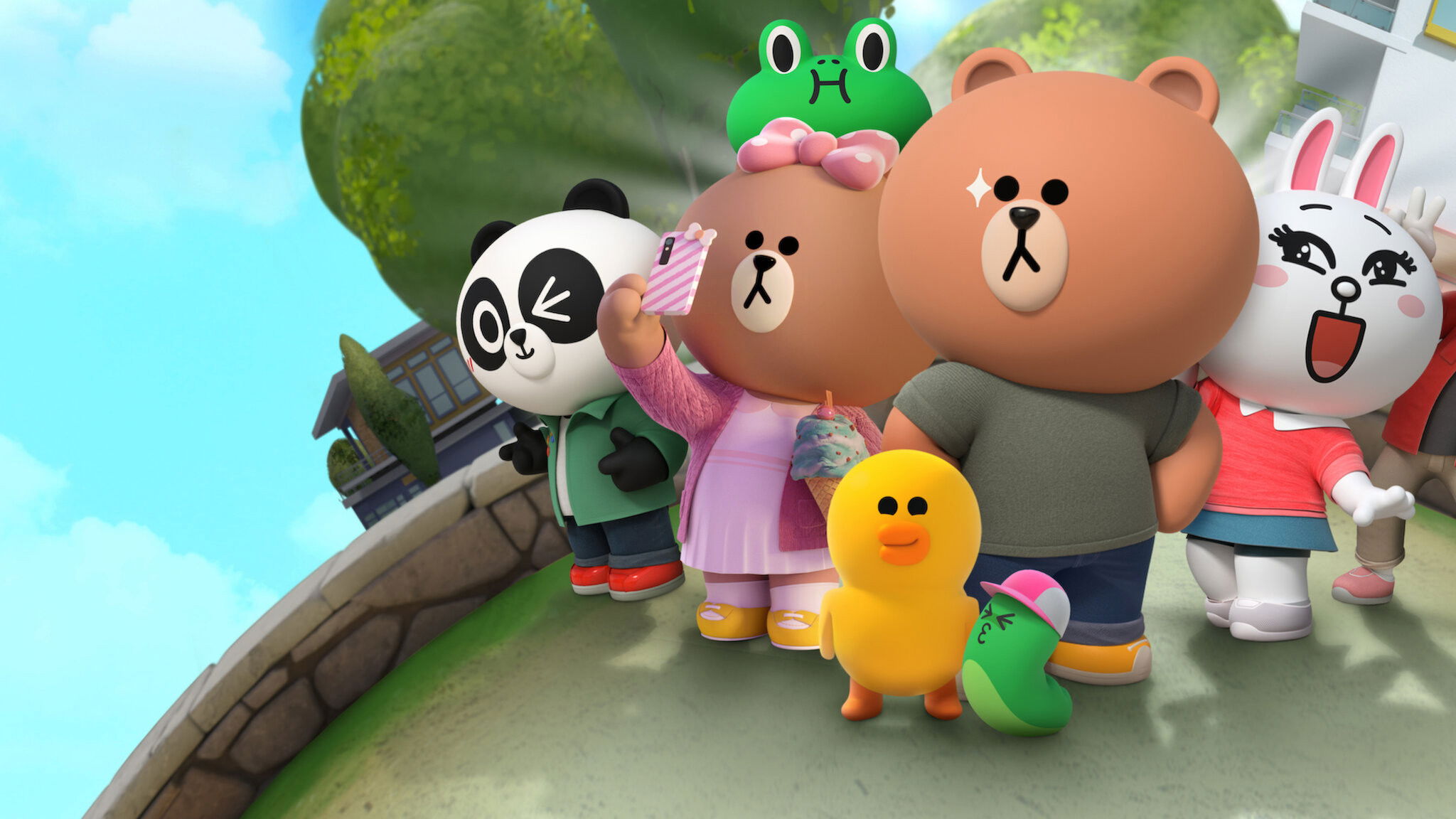 Backdrop for Brown and Friends