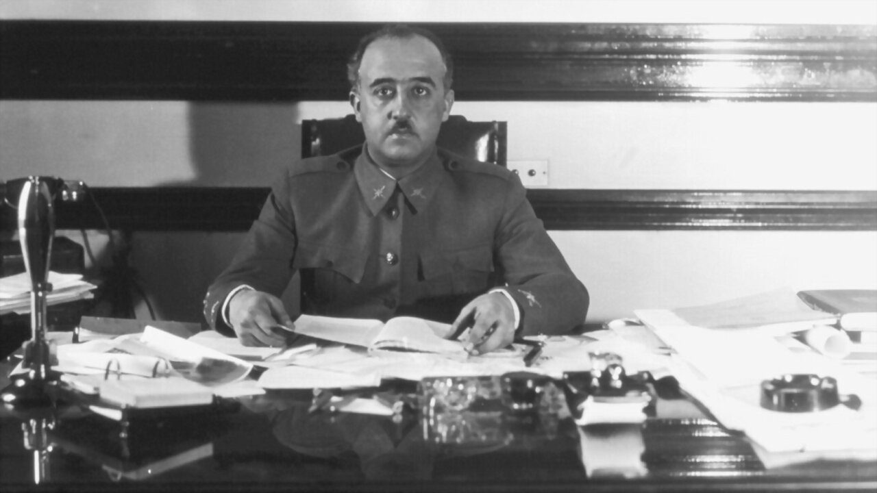 Backdrop for Assassinating Franco