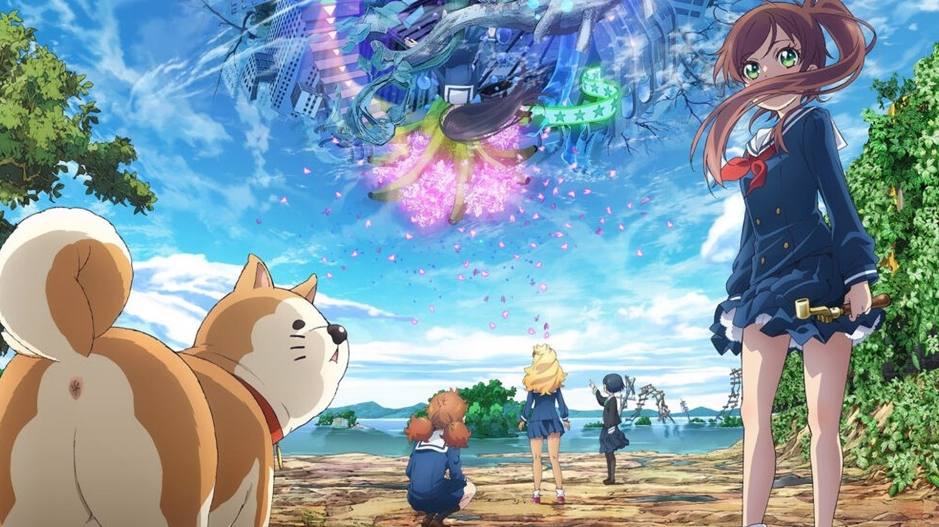 Backdrop for Train to the End of the World