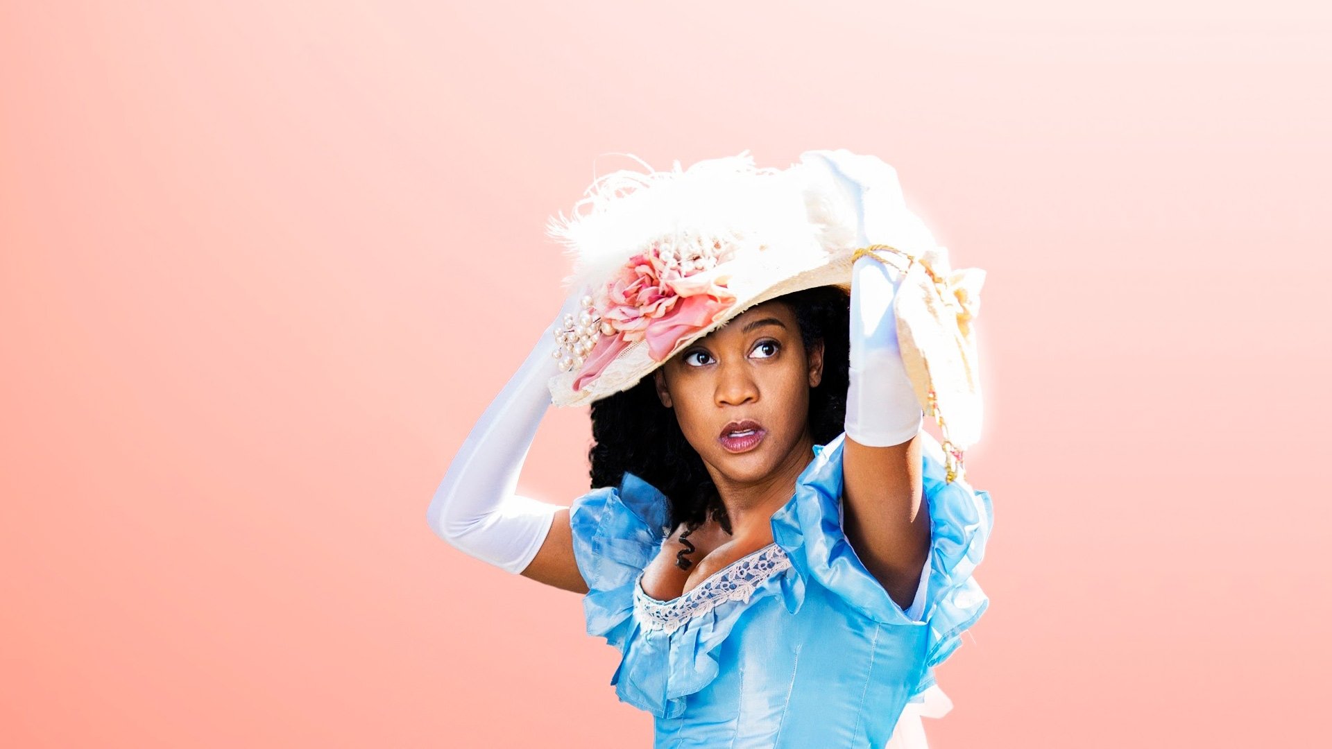 Backdrop for Black Girl in a Big Dress