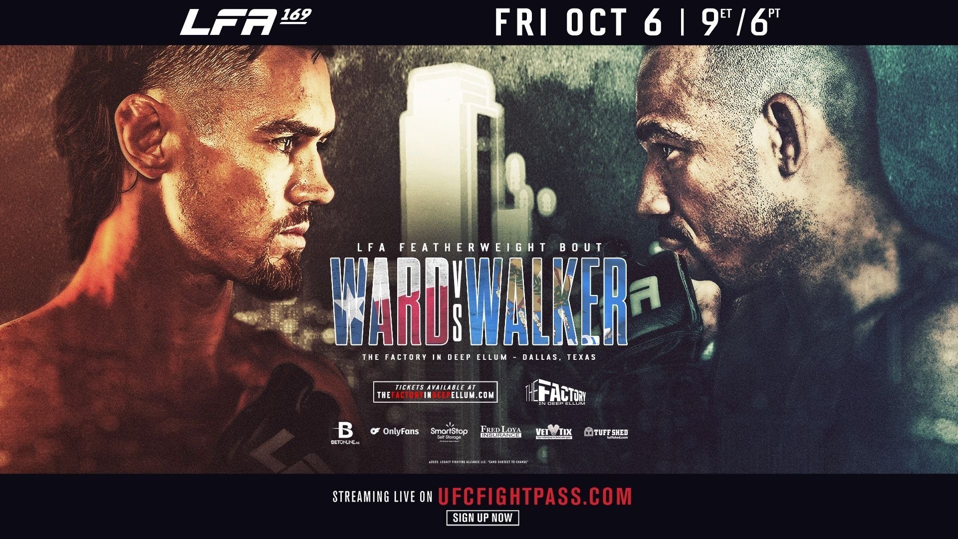 Backdrop for LFA 169: Ward vs. Walker