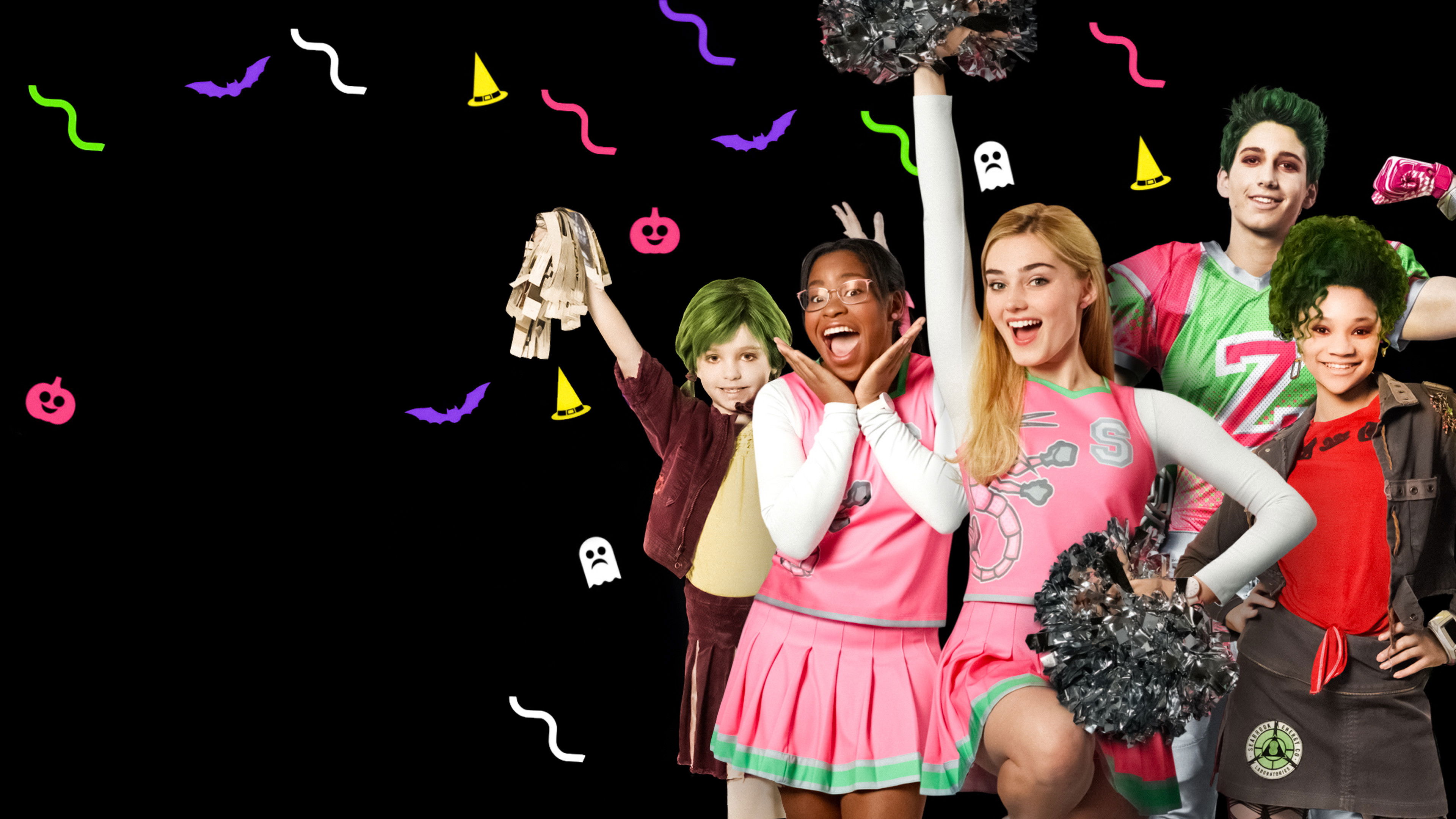 Backdrop for ZOMBIES Halloween Cast Party