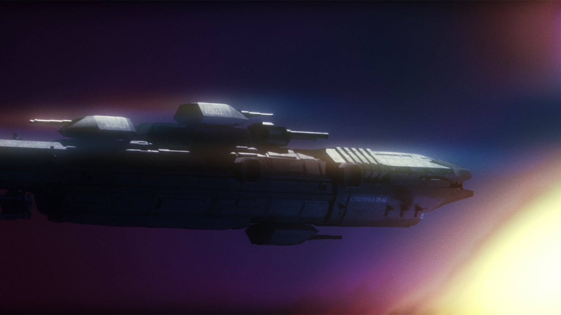 Backdrop for Voyage of the Chimera