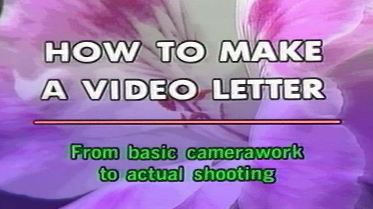Backdrop for How to Make a Video Letter