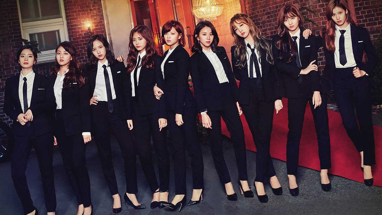 Backdrop for TWICE FANMEETING "ONCE BEGINS"